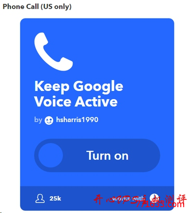 Google Voice保号教程之IFTTT 定时拨打GV号码