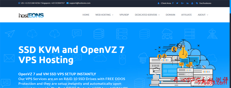 #优惠#Hosteons：Resource Pool系列产品7折优惠 ，资源池VPS，100Mbps不限流量