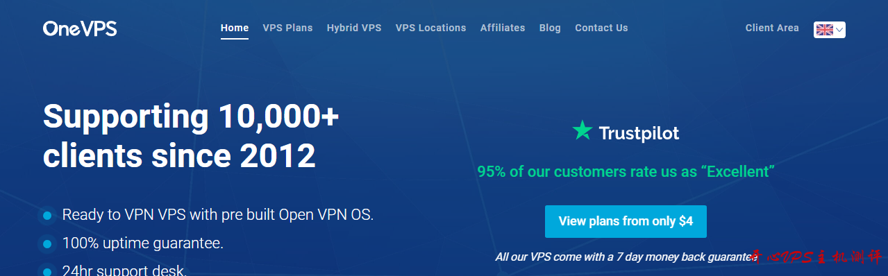 #促销#$36/年 512M内存 20G硬盘 1Gbps不限流量 KVM 多国机房 OneVPS-国外主机测评