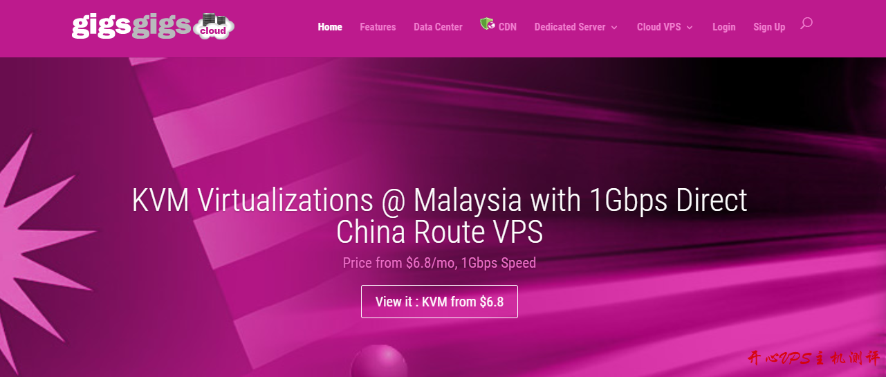 $19/半年 500M内存 15G SSD 500G流量 1Gbps KVM CN2 GIA 美国 GigsGigsCloud-国外主机测评