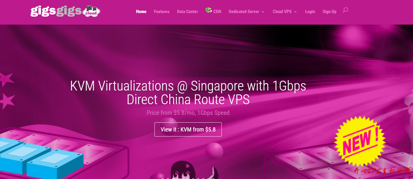 GigsGigsCloud：$13/月-1GB/30GB/1TB/洛杉矶高防/50G-500GB防御/CN2线路-国外主机测评