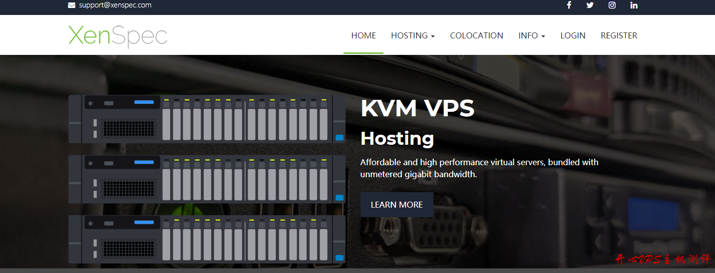 新商家慎重–XenSpec：$2.4/月KVM-1GB/10GB/无限流量(1Gbps)/芝加哥-国外主机测评