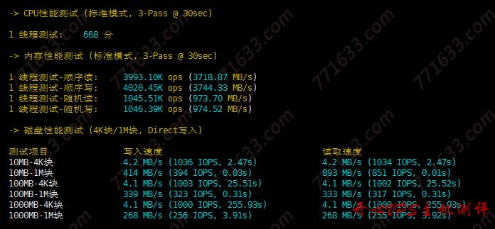 #测评#HostMem：1G内存套餐测评数据，电信回程走CN2 GIA线路