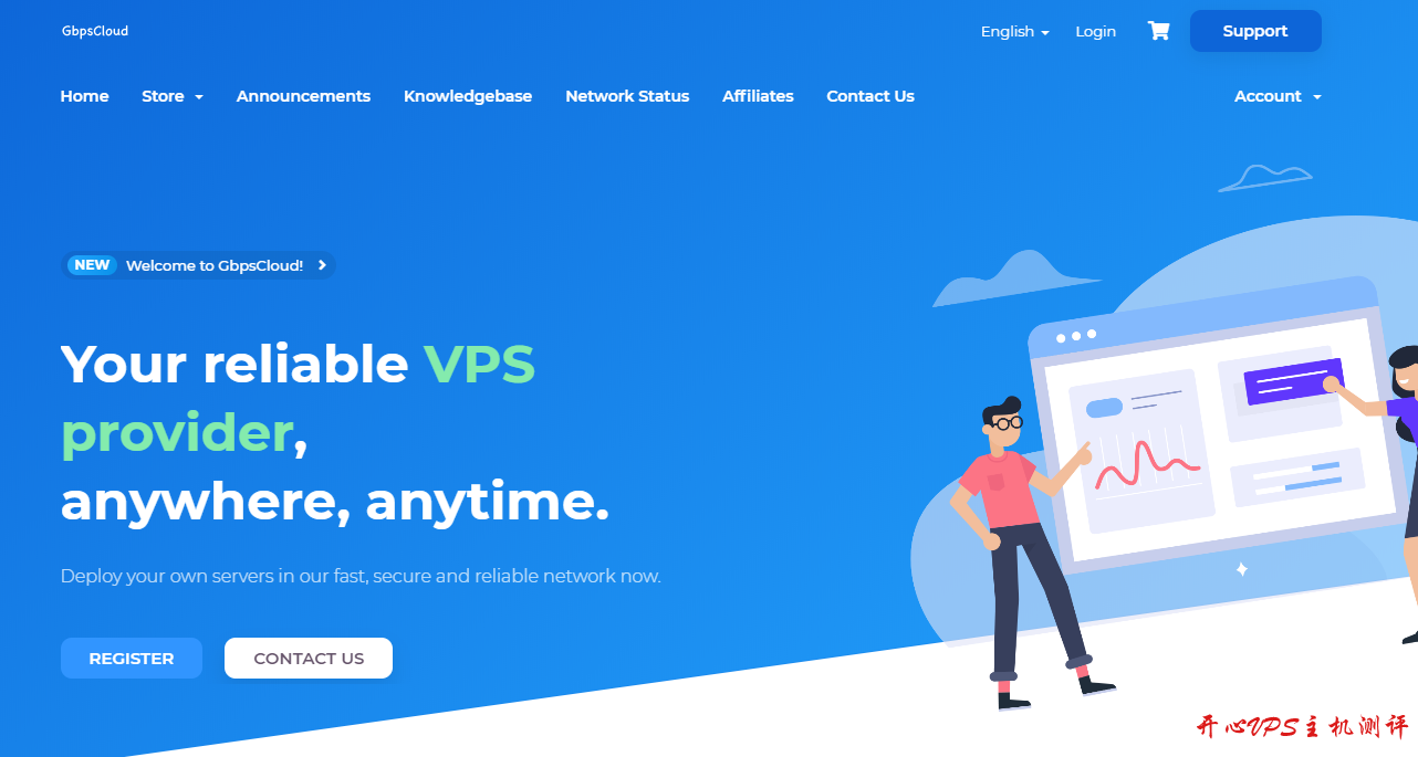 GbpsCloud：1620元/月/2GB内存/30GB空间/不限流量/5Mbps-200Mbps带宽/KVM/无锡-日本/IPLC-国外主机测评