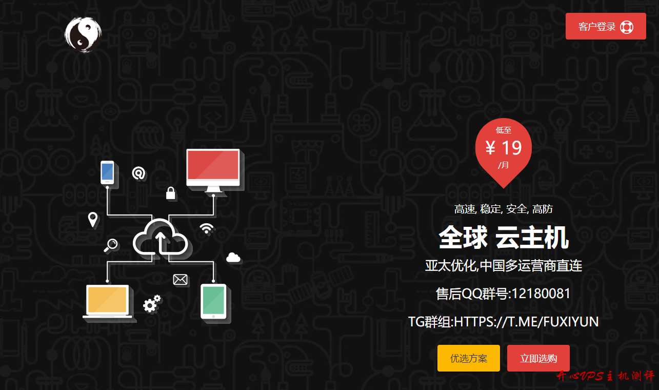 新商家慎重-伏羲主机(6le)香港cera机房便宜VPS主机1G内存/50Mbps带宽/月付24元-国外主机测评
