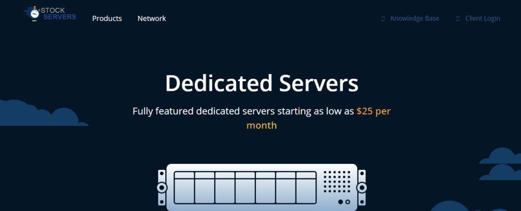 StockServers：$5/月/1核独享/4GB内存/100GB空间/1TB流量/1Gbps端口/KVM/洛杉矶QN