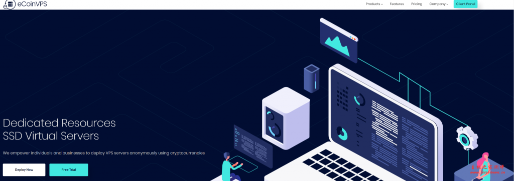 eCoinVPS：$7.6/年/512MB内存/10GB NVMe空间/不限流量/250Mbps端口/KVM/DDOS/英国/德国/芬兰/比利时等-国外主机测评