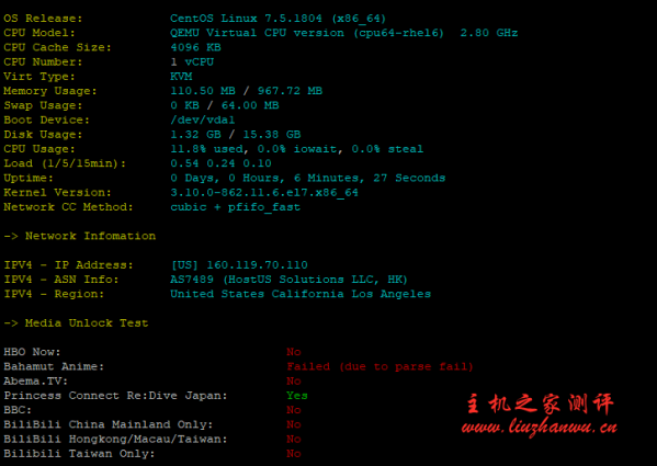 #五月优惠#PuzCloud：1核/1G/15G SSD/500G/100Mbps/洛杉矶CN2 GIA/￥108每季，附测评