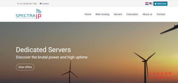 spectraip：€2.5/月，荷兰VPS，KVM/1G内存/1核/30gNVMe/1T流量，支持上传ISO+备份-国外主机测评