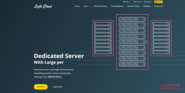LightHosting：$10.5/月/1GB内存/30GB SSD空间/不限流量/10Mbit-30Mbit端口/KVM/马来西亚-国外主机测评