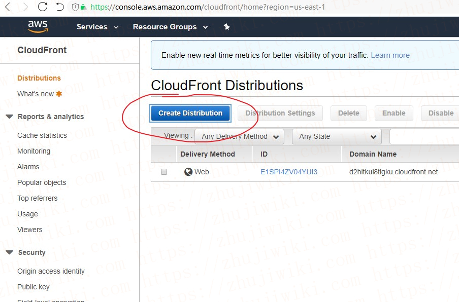 AWS CloudFront（AWS CDN）设置、使用教程；为WordPress加速