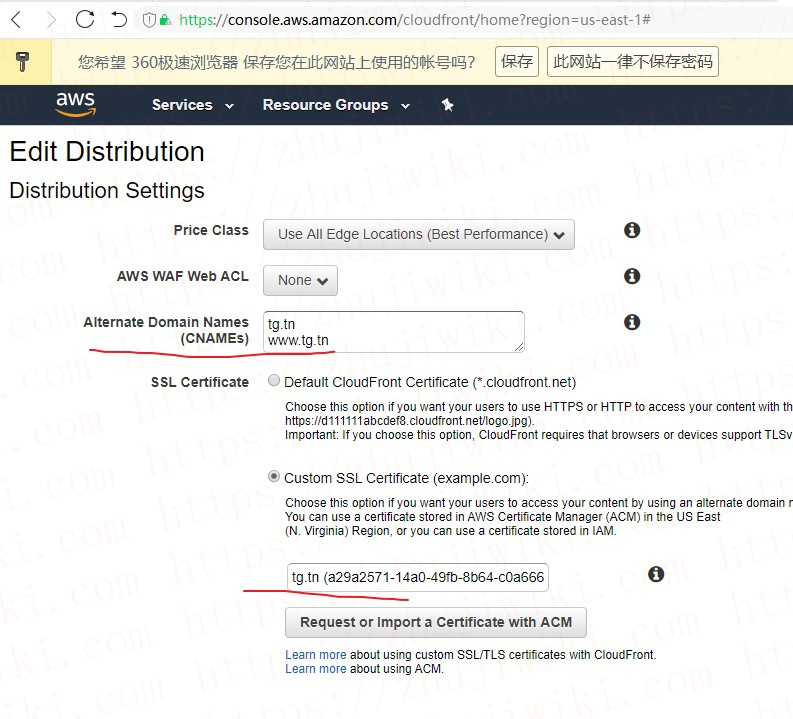 AWS CloudFront（AWS CDN）设置、使用教程；为WordPress加速