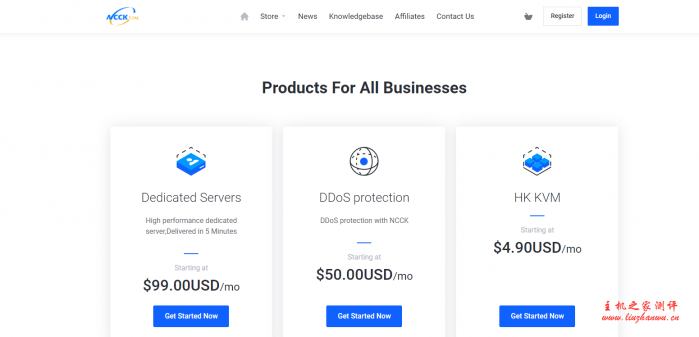 NCCK：$4.9/月/4核/2GB内存/50GB空间/1TB流量/5Mbps带宽/KVM/香港CN2