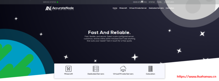 accuratenode：$2.5/月，达拉斯VPS，KVM/2G内存/2核/20gSSD/10T流量/2Gbps带宽
