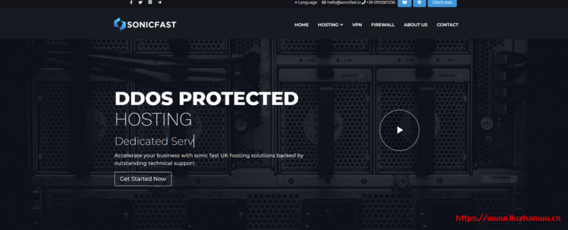 SonicFast：€4.99/月/2GB内存/20GB NVMe空间/不限流量/1Gbps端口/DDOS/KVM/英国Zare