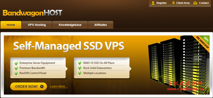 BandwagonHost：$44.49/季/1GB内存/20GB SSD空间/1TB流量/2.5Gbps-10Gbps端口/KVM/洛杉矶CN2 GIA