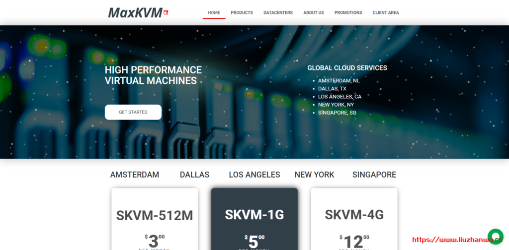 MaxKVM： $18/年/AMD EPYC/256MB内存/7GB NVMe空间/250GB流量/1Gbps端口/KVM/洛杉矶/纽约/达拉斯/荷兰-国外主机测评