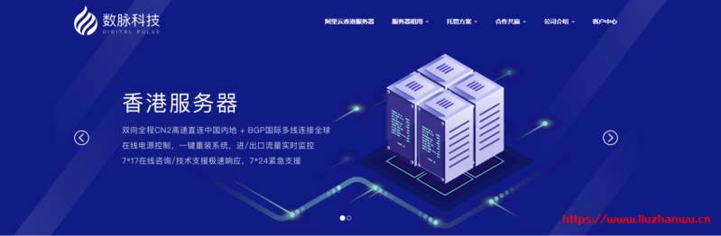 数脉科技：香港自营独服E3 CPU CN2+BGP/10Mbps/ 300元/月起，香港自营CN2+BGP 20Mbps/375元/月起-国外主机测评