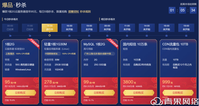 青果网络：腾讯云新春采购季！官网活动价叠享折上折！