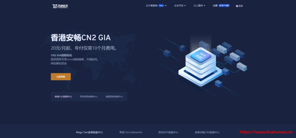 月神云：香港沙田CN2 GIA，弹性配置，1核/1G/10M/40GSSD/500G，30元/月起，300元/年起，附测评