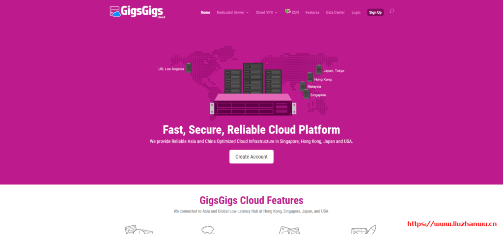 gigsgigscloud：$12/月，美国VPS，电信和移动走cn2 gia+联通走as9929，1Gbps带宽，免费快照-国外主机测评