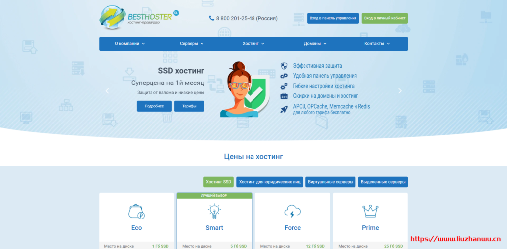 best-hoster：俄罗斯VPS，23.9元/月，1G内存/1核/10gSSD/不限流量