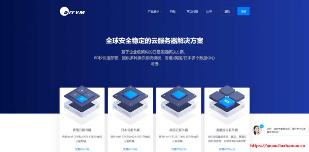 DiyVM每月提供最高5折优惠码，最低2G内存VPS套餐实付69元/月，香港CN2线路独立服务器499元/月起插图