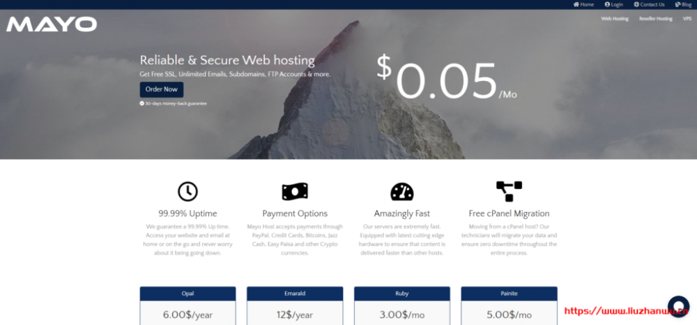 【黑五】HostMayo：洛杉矶虚拟主机，不限空间、不限流量，月付2美金插图