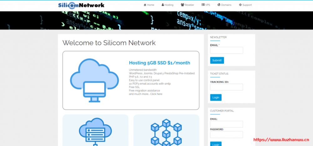 silicomnetwork：美国虚拟主机，SSD硬盘，不限空间、不限流量，年付12美金插图