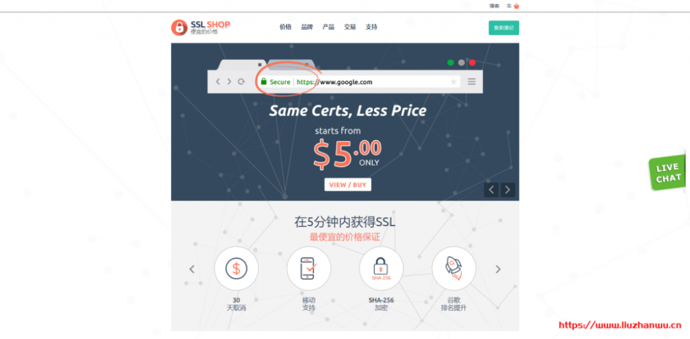 Cheap SSL Shop：便宜的SSL证书，有comodo、rapidssl、thawte等等插图