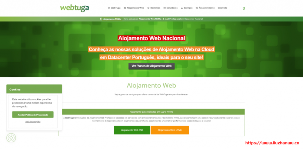WebTuga：葡萄牙里斯本不限流量VPS，1核2G内存50G SSD硬盘1Gbps带宽€14.99/月-国外主机测评