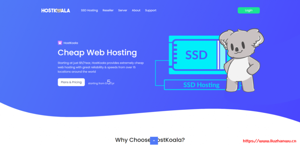 HostKoala：$5/年/1GB NVMe空间/100GB流量/新加坡/香港/美国/欧洲等插图