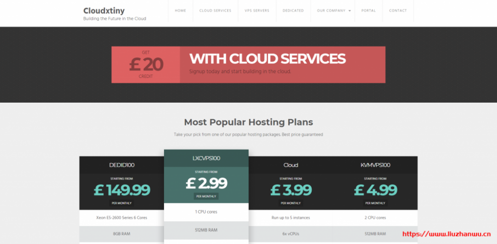 Cloudxtiny：英国便宜VPS服务器5折促销，G口带宽双核2G内存40G SSD硬盘带2个IP仅£4/月插图