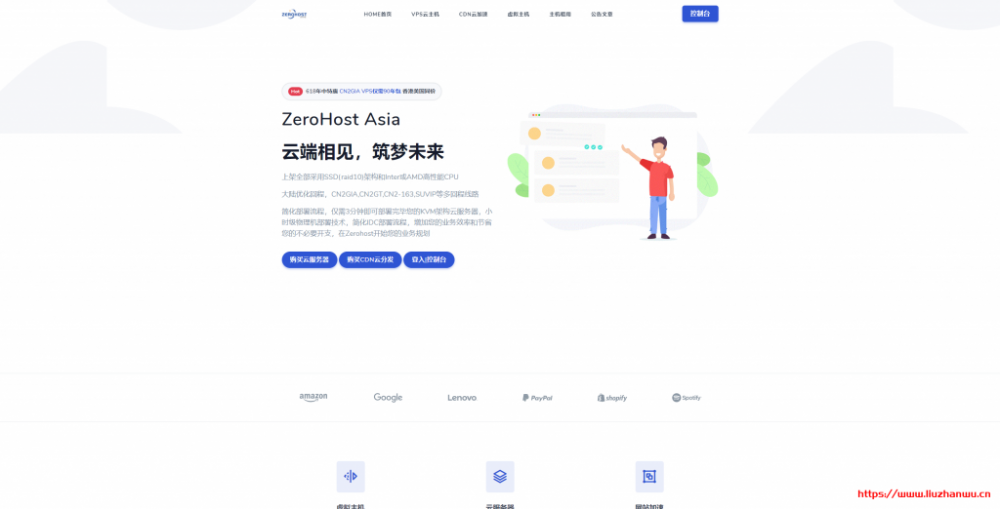 #618#Zerohost：1核/512M/30G SSD/2Mbps不限流量/香港CN2/年付80插图