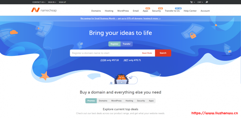 NameCheap：域名优惠新注册 .COM 域名仅需 $5.98 美金插图
