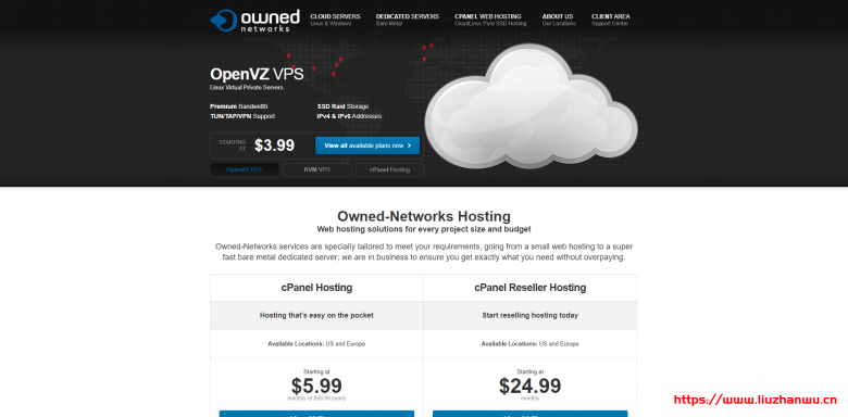 Owned-Networks最新促销：洛杉矶、西雅图、达拉斯、纽约、北卡、迈阿密VPS，KVM虚拟化5美元/月可选Windows，OpenVZ虚拟化13美元/年-国外主机测评