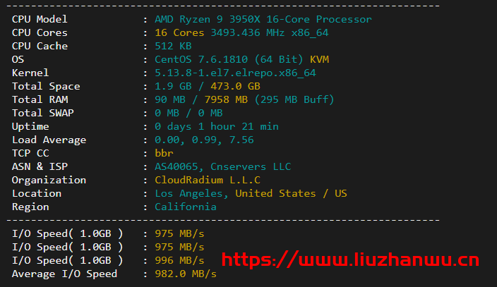 Ceraus：AMD+NVMe高性能大硬盘VPS，200Mbps不限流量，附测评数据插图1