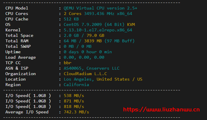 cloudpowerall：1核/2G/40G NVMe/2000G/10Mbps/洛杉矶三网CN2 GIA/月付$9.99 新出特价套餐，附测评插图1