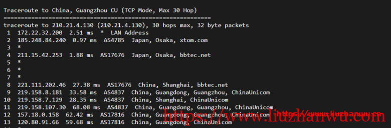 搬瓦工日本VPS：大阪软银机房 Japan Equinix Osaka Softbank OS1 IDC（JPOS_1），简单测评插图18