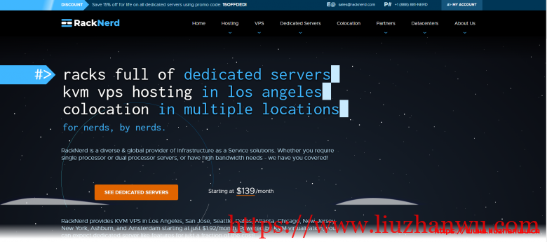 RackNerd 美国劳工节促销：美国服务器，高配置，大硬盘（最高达10x1.6TB SSD），犹他州和洛杉矶数据中心，$189/月起-国外主机测评