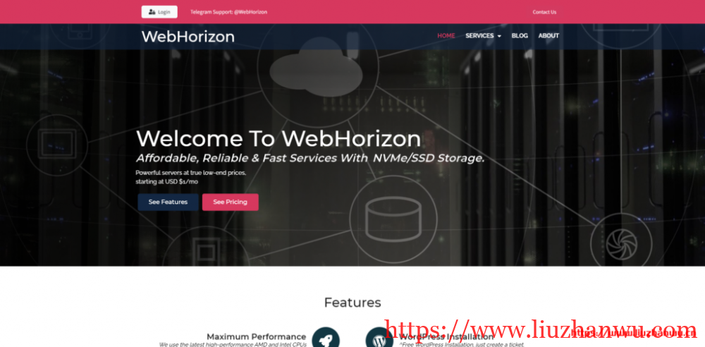 WebHorizon：$10.56/年-256MB/5G SSD/200GB/日本VPS-国外主机测评