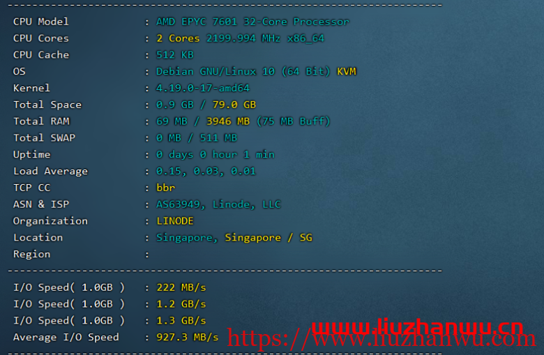 舍利云：linode月抛机上线，新加坡机房2核4G内存80G ssd，100元/台，附简单测评插图2