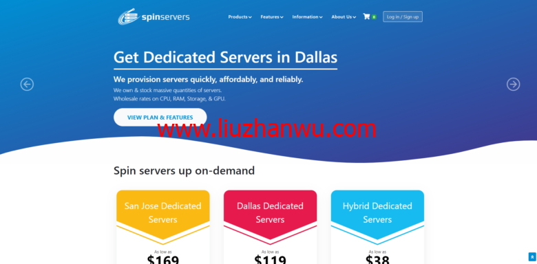 SpinServers：美国达拉斯四路E5高配置独立服务器$599/月（E5-4640 v2*4，768G大内存）插图