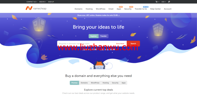 NameCheap：域入优惠活动/.COM 域名转入 $6.98插图