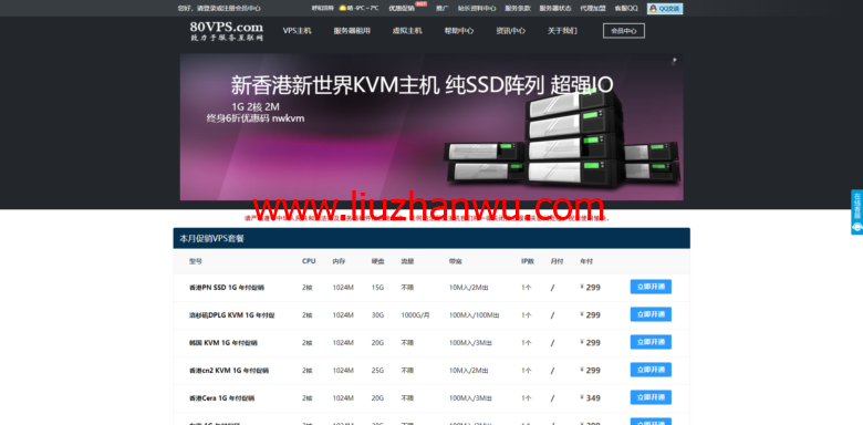80VPS：中秋国庆促销：香港/日本服务器首月立省200仅400元/月，E5/16G/1TB/20M带宽(含CN2)-国外主机测评