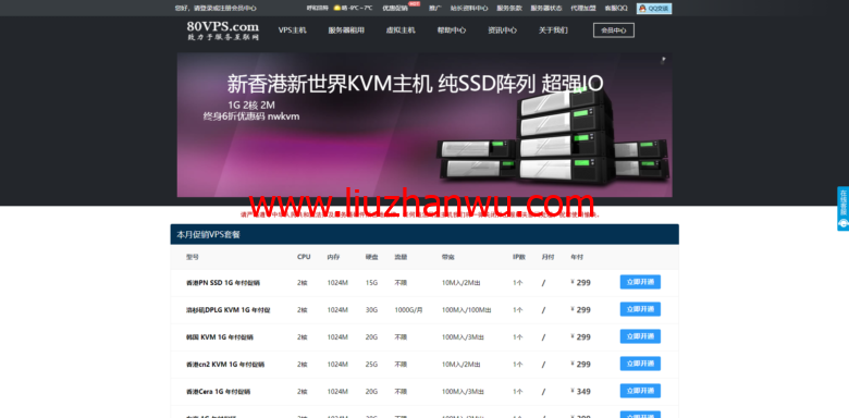 80VPS：中秋国庆促销：香港/日本服务器首月立省200仅400元/月，E5/16G/1TB/20M带宽(含CN2)插图