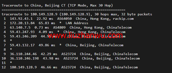 稳爱云：香港CN2 GIA，2核/2G/20M带宽，月付34元，美国CERA联通首月半价25元，简单测评插图10