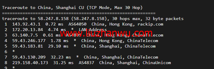 稳爱云：香港CN2 GIA，2核/2G/20M带宽，月付34元，美国CERA联通首月半价25元，简单测评插图15