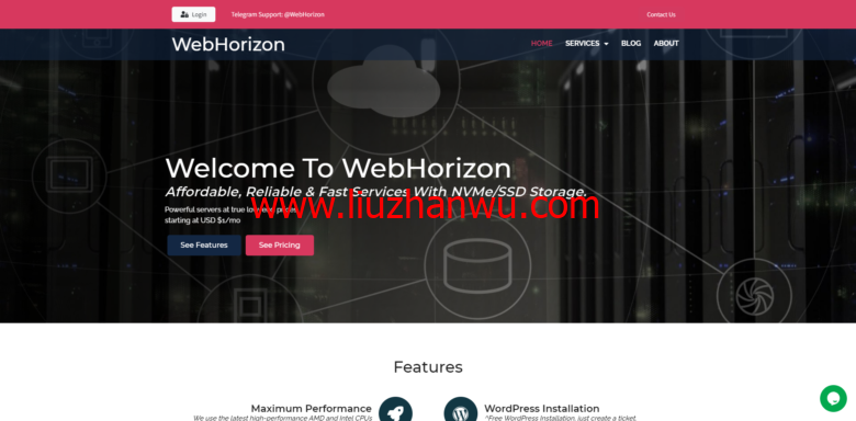 WebHorizon：日本vps/新加坡vps，2核/4GB内存/80GB NVMe硬盘/2TB流量/1Gbps端口，$5/月起插图