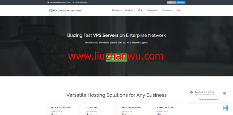 radwebhosting：美国VPS五折，1核512M/15GB SSD/1TB流量/100Mbps带宽，$7美元/月起-国外主机测评